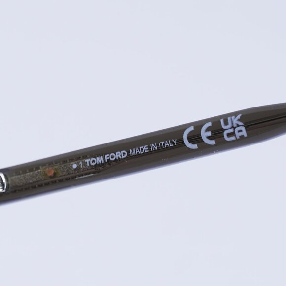 Tom Ford FT5776-D-B 020 Eyeglasses Grey 53mm Square Frame, Blue Light Block - Picture 8 of 9